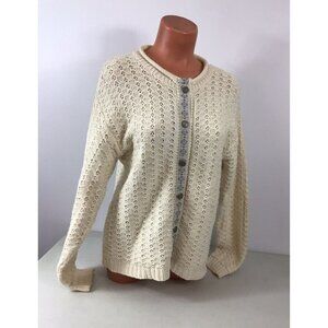 Alps Cardigan Sweater Womens Small